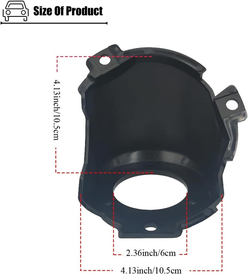 LXROAR01 Fuel Filler Neck Housing Compatible with Chevy Silverado C / K 1500 2500 3500, for Chevy Express Blazer Tahoe S10, for GMC Jimmy Canyon Yukon Sonoma, for 15149668 - Image 2